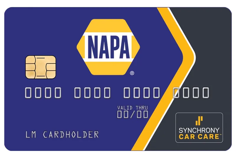 NAPA Credit Card card art
