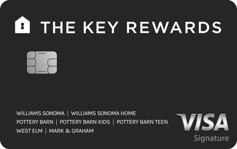 The Key Rewards Visa card art