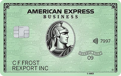 Business Green Rewards Card card art