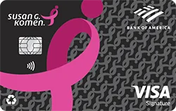 Susan G. Komen Customized Cash Rewards Credit Card card art
