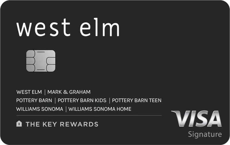 West Elm Key Rewards Visa card art