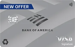 Bank of America Unlimited Cash Rewards Credit Card card art